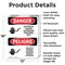 Signmission Electrical Hazard Authorized Only Bilingual Danger Sign, Aluminum, 12in W x 18in L, 2PK OS-2PACK-DS-A-1218-VS-1197 - alternate 7